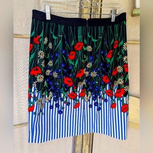 Anthropologie Post Stamp skirt